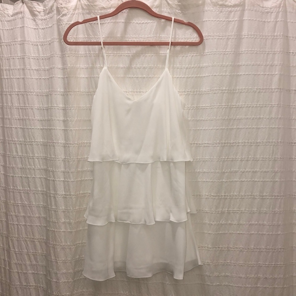 Show Me Your Mumu Suarez ruffle dress in white